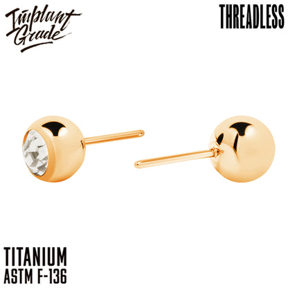 Threadless Jewel Ball top