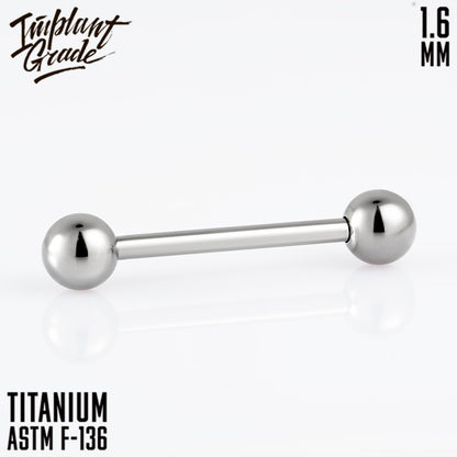 Bar 1.6 (14 G) balls 5 mm