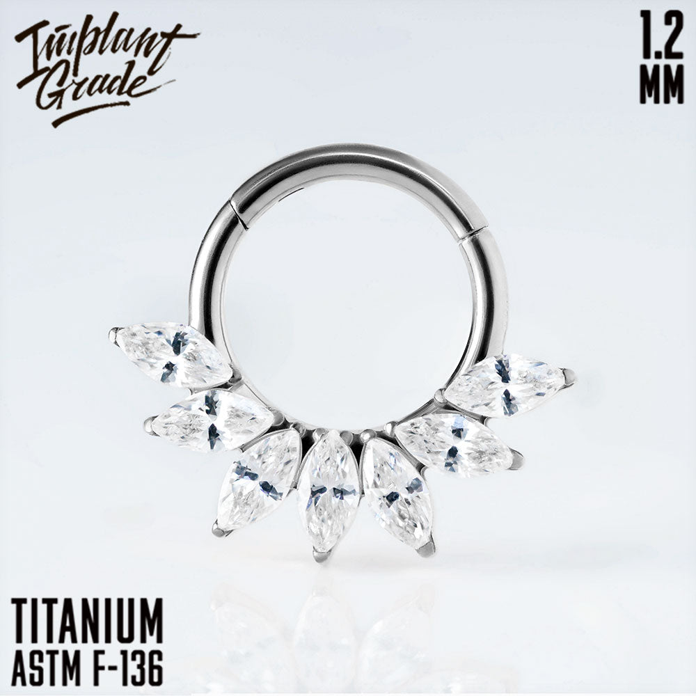 Petals Hinged Segment Ring 1.2 (16 G)