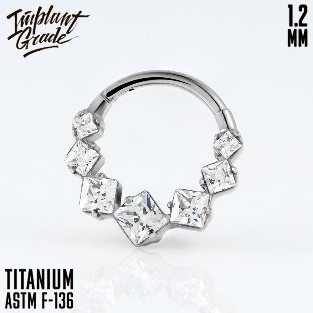 Cubic Hinged Segment Ring 1.2 (16 G)