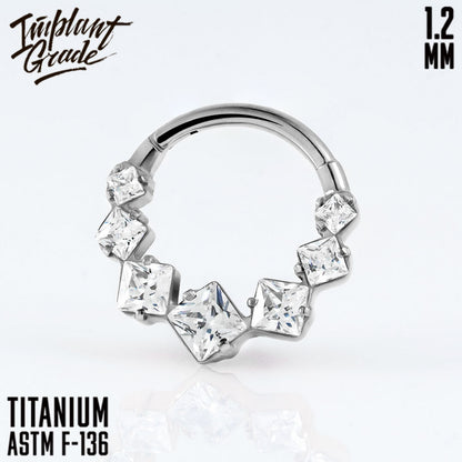 Cubic Hinged Segment Ring 1.2 (16 G)