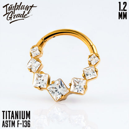 Cubic Hinged Segment Ring 1.2 (16 G)