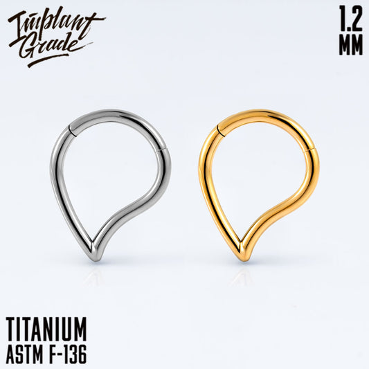 Teardrop Hinged Segment Ring 1.2 (16 G)