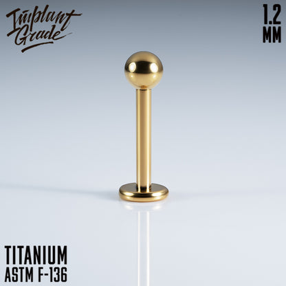 Gold labret 1.2 (16 G)