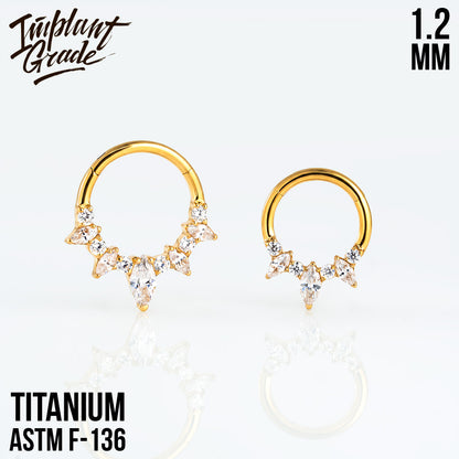 Evelyn Hinged Segment Ring 1.2 (16 G)