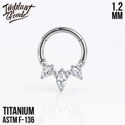 Evelyn Hinged Segment Ring 1.2 (16 G)