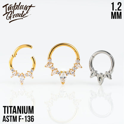 Evelyn Hinged Segment Ring 1.2 (16 G)