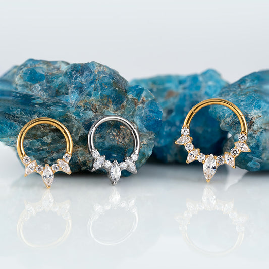 Evelyn Hinged Segment Ring 1.2 (16 G)