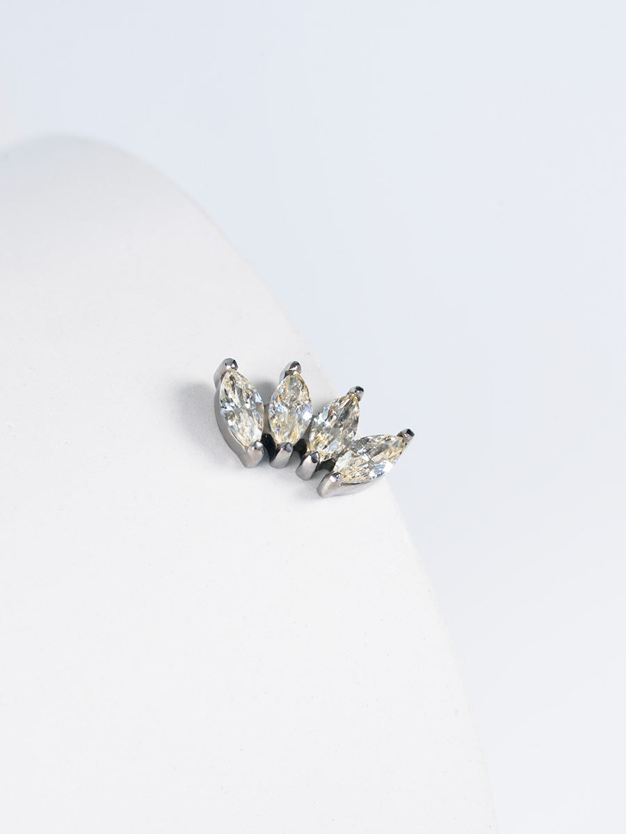 4 Stones Marquise Cluster 1.2