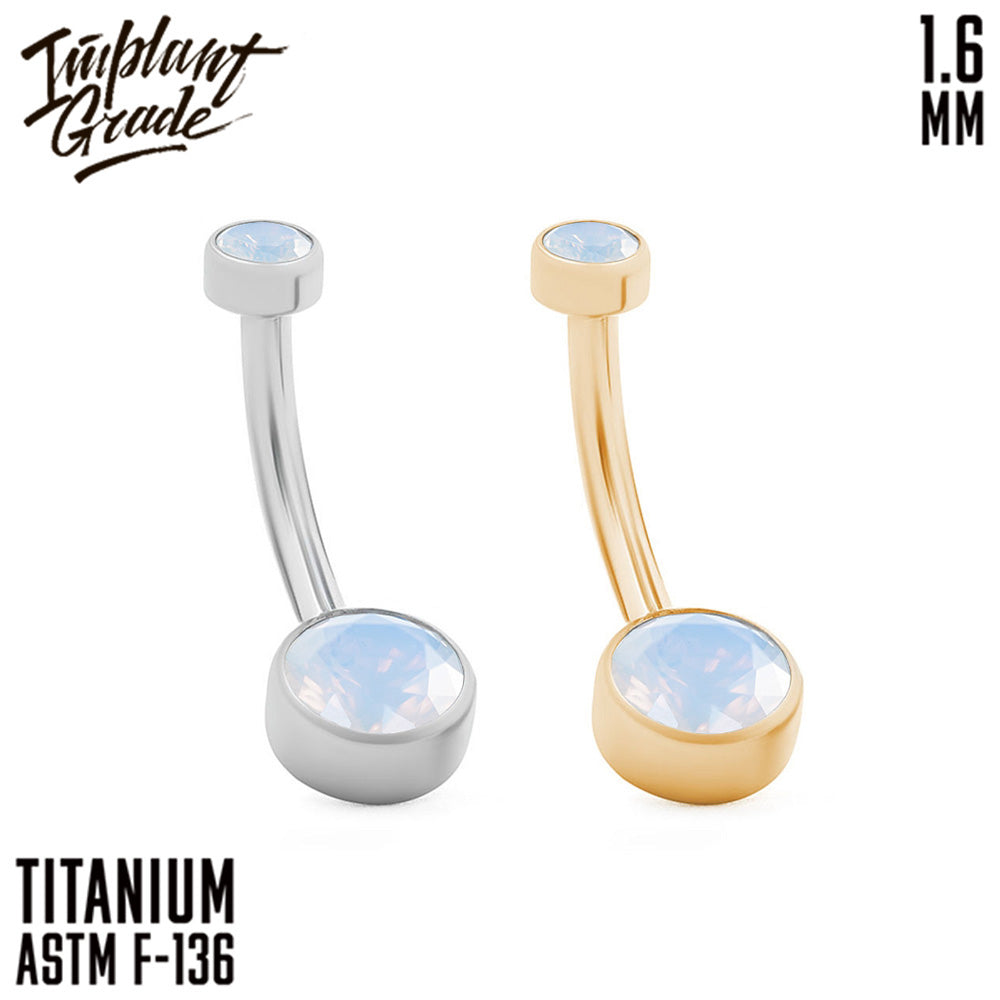 Banana Dot White Glass 1.6 (14 G)