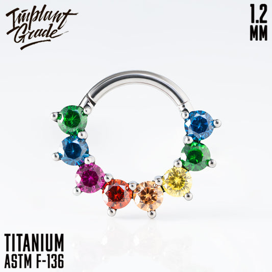 Moana Mix Hinged Segment Ring 1.2 (16 G)