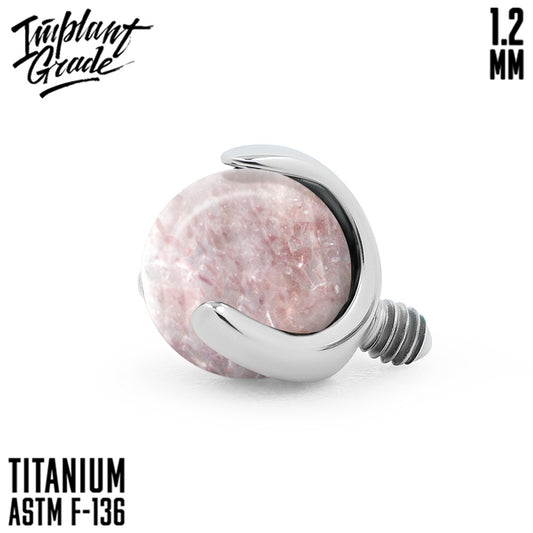 Three prong set Pink ball top 1.2