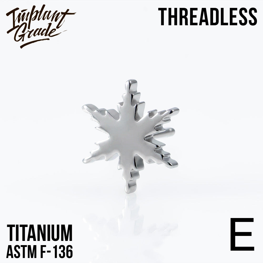 Threadless E snowflake top