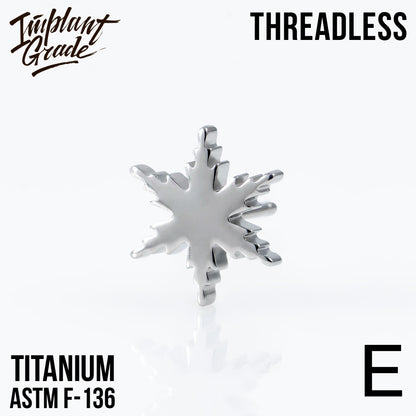 Threadless E snowflake top