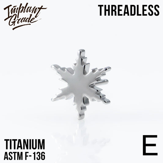 Threadless E snowflake top