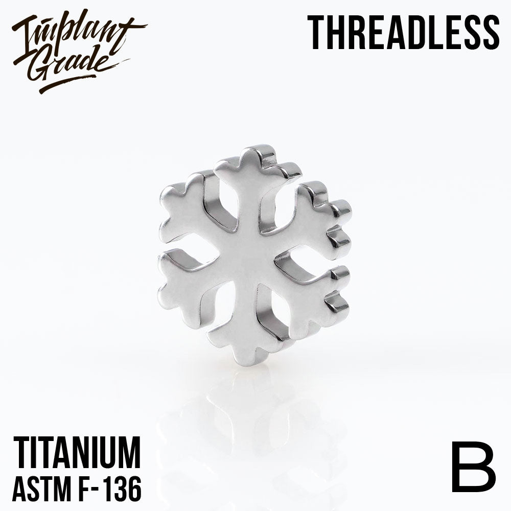 Threadless B snowflake top