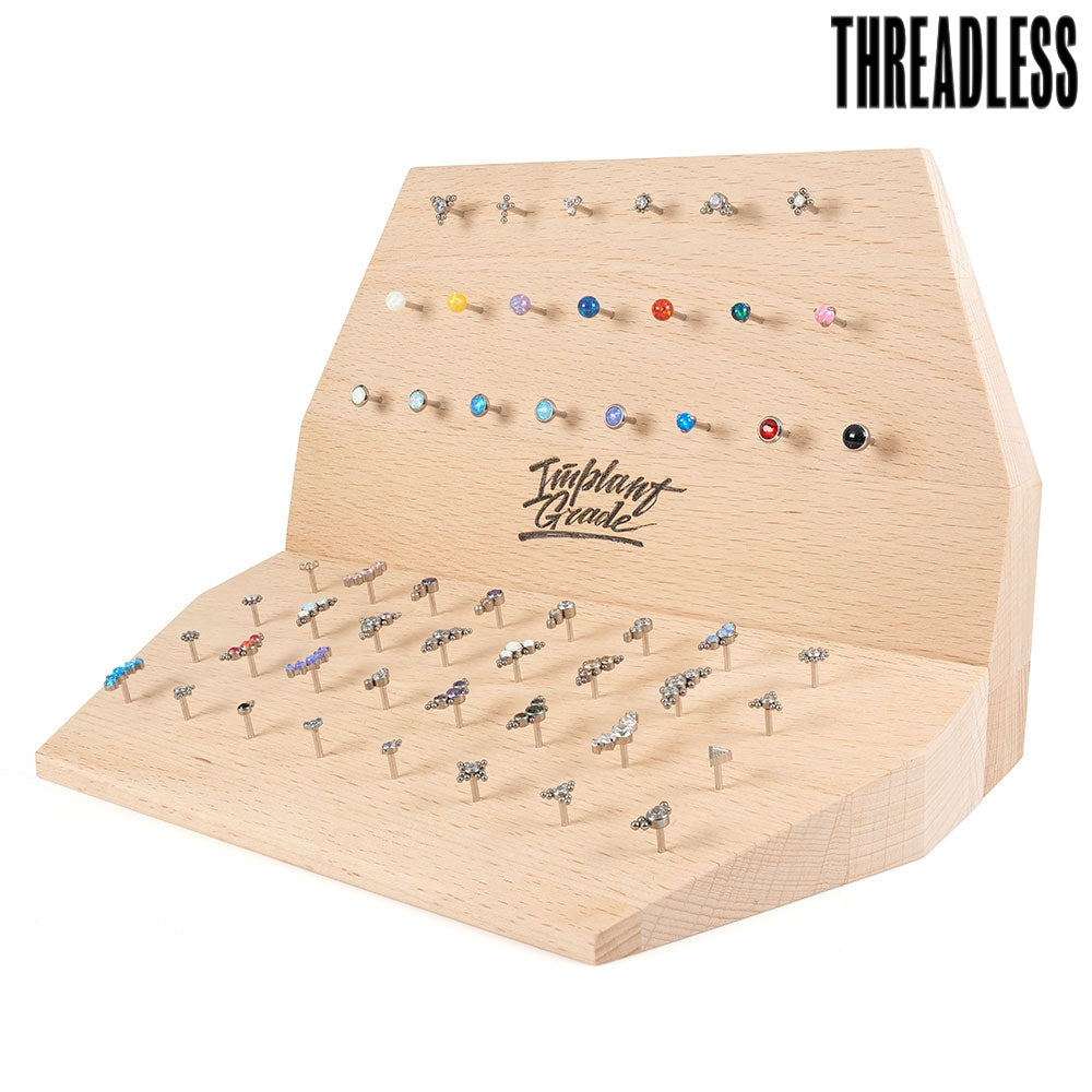 THREADLESS Double Wood Attachments Display