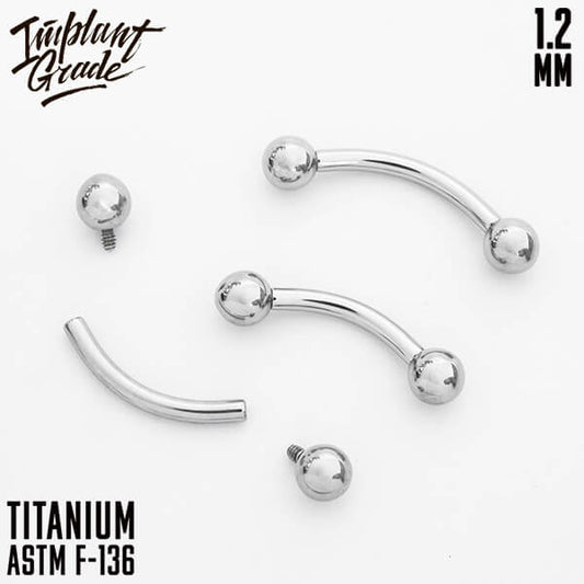 Curved barbell 1.2 (16 G)