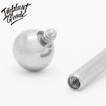Bar 1.6 (14 G) balls 4 mm