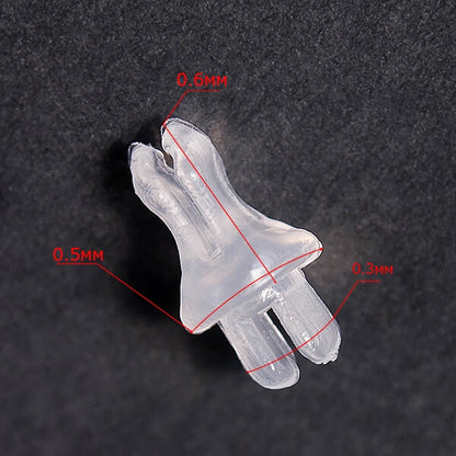 Acrylic clips (100pcs bag)