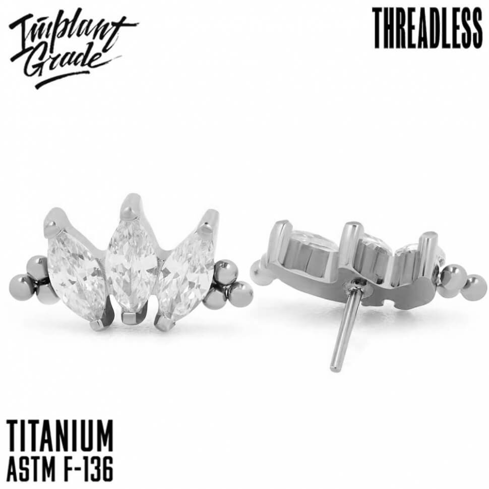 Threadless Marquise vol.2 Bead Cluster