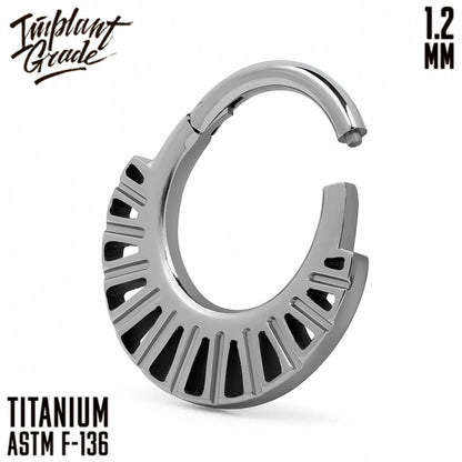 Maya Hinged Segment Ring 1.2 (16 G)