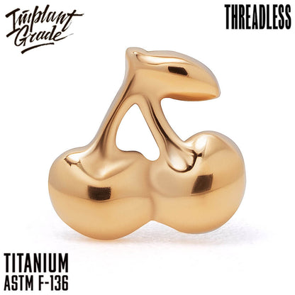 Threadless Gold Cherry top