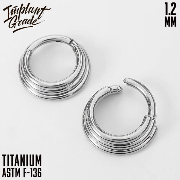 Hinged Segment Ring Trio 1.2 (16 G)