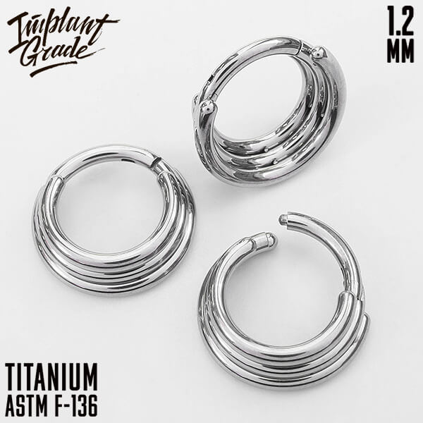 Hinged Segment Ring Trio 1.2 (16 G)