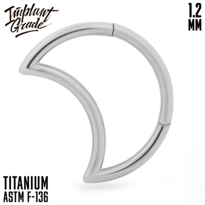 Moon Hinged Segment Ring 1.2 (16 G)