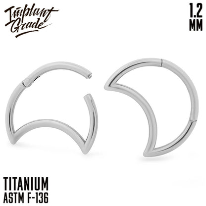 Moon Hinged Segment Ring 1.2 (16 G)