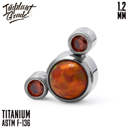 3 Stones “Orange” Cluster 1.2