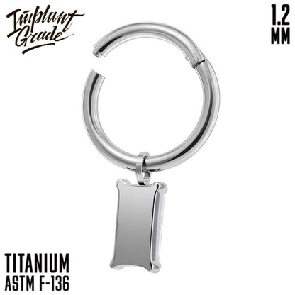 Square Hinged Segment Ring 1.2 (16 G)