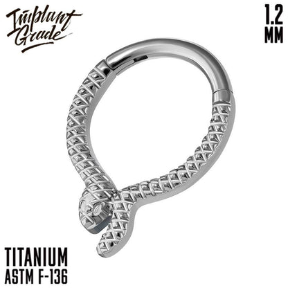 Snake Hinged Segment Ring 1.2 (16 G)