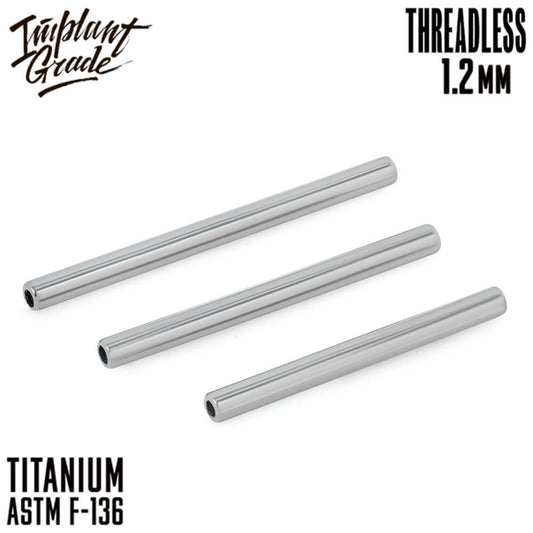 Threadless bar 1.2 mm (16 G)