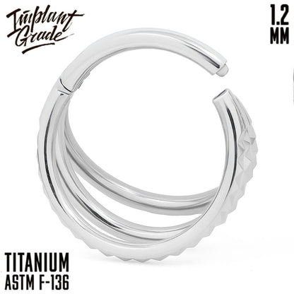 Geometry Trix Hinged Segment Ring 1.2 (16 G)