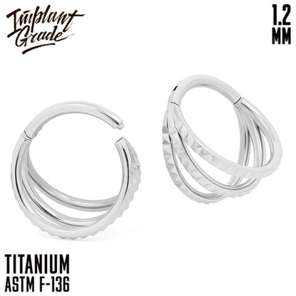 Geometry Trix Hinged Segment Ring 1.2 (16 G)