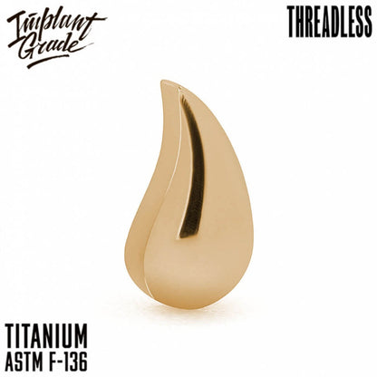 Threadless Gold Comma 3 D top