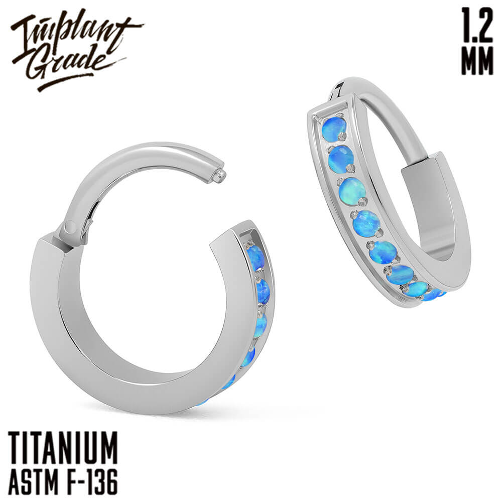 Luxe Opal 05 Hinged Segment Ring 1.2 (16 G)