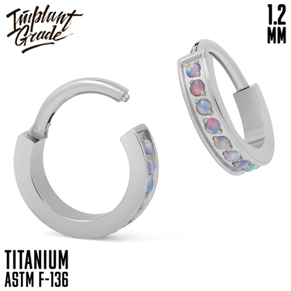 Luxe Opal 38 Hinged Segment Ring 1.2 (16 G)