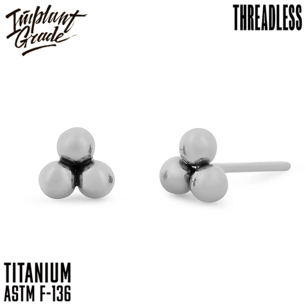 Threadless piercing jewelry – Implant Grade