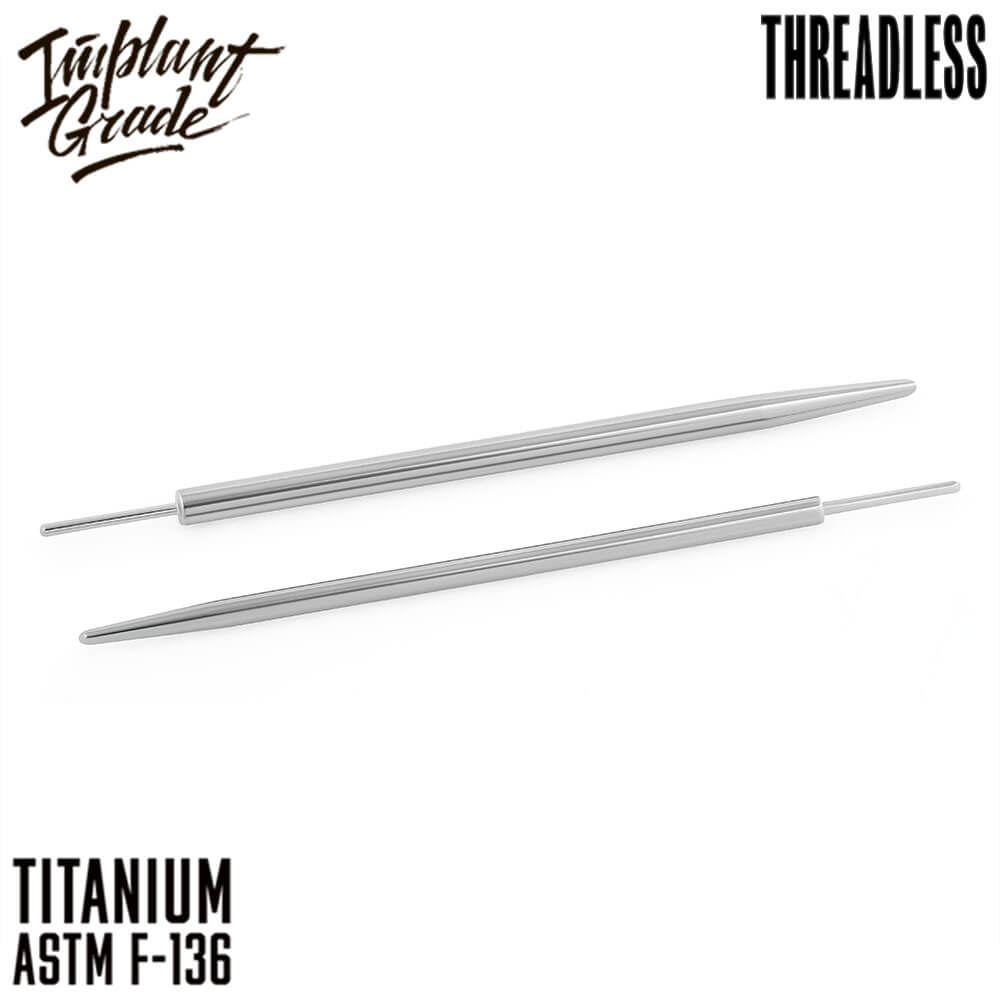 Threadless piercing jewelry – Implant Grade